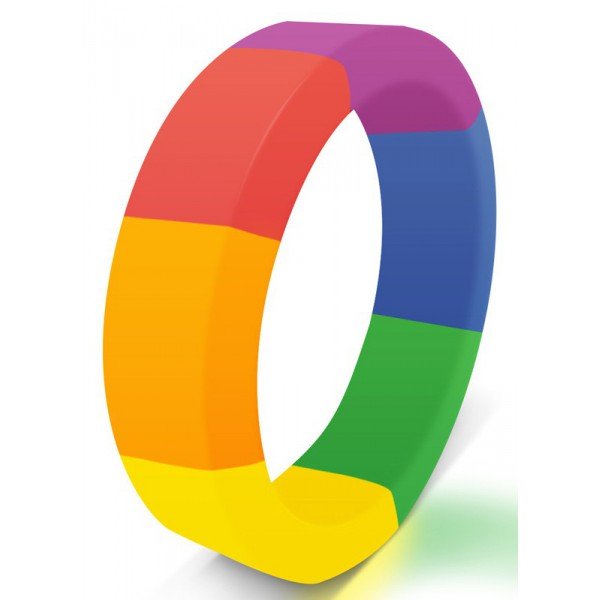 Cockring Rainbow couleurs gay